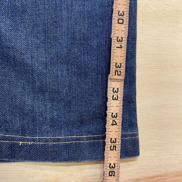 Salt Bootcut Jeans Sz 12 /31 Mulberry Street Medium Rise 26.5" Inseam USA Made - Picture 8 of 12